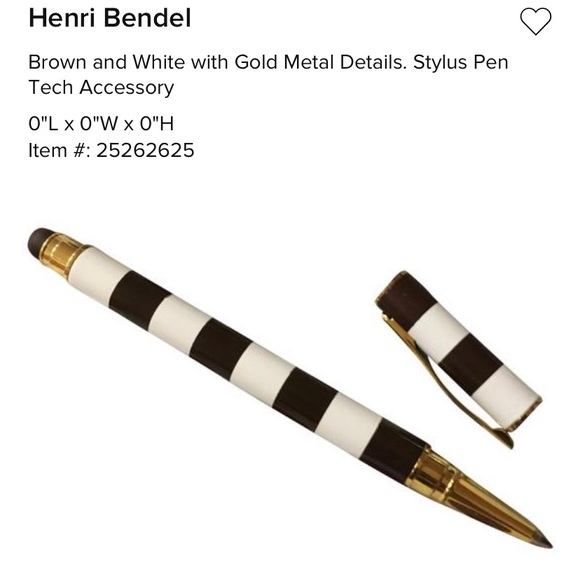 NWT⭐️ Iconic Henri Bendel Stylus Pen ⭐️ - Picture 5 of 8